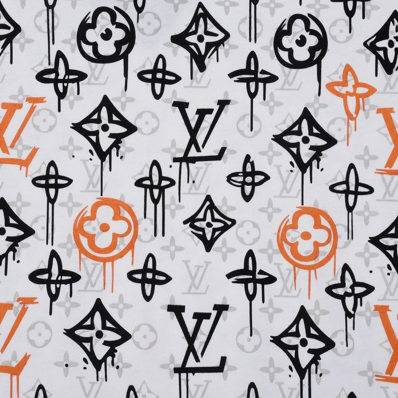 Футболка Louis Vuitton With Monogram Pattern "White" фото № 5