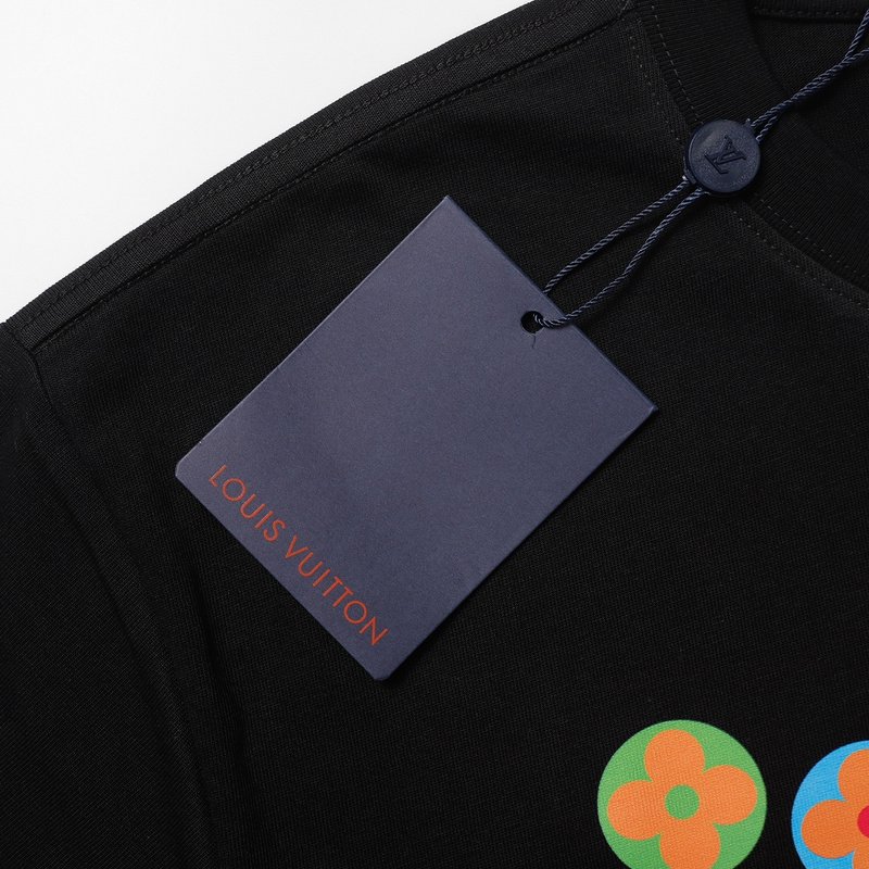 Футболка Louis Vuitton Brand Badge Print "Black" фото № 2