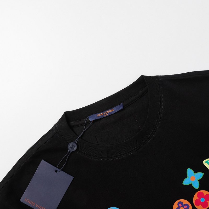 Футболка Louis Vuitton Brand Badge Print "Black" фото № 4