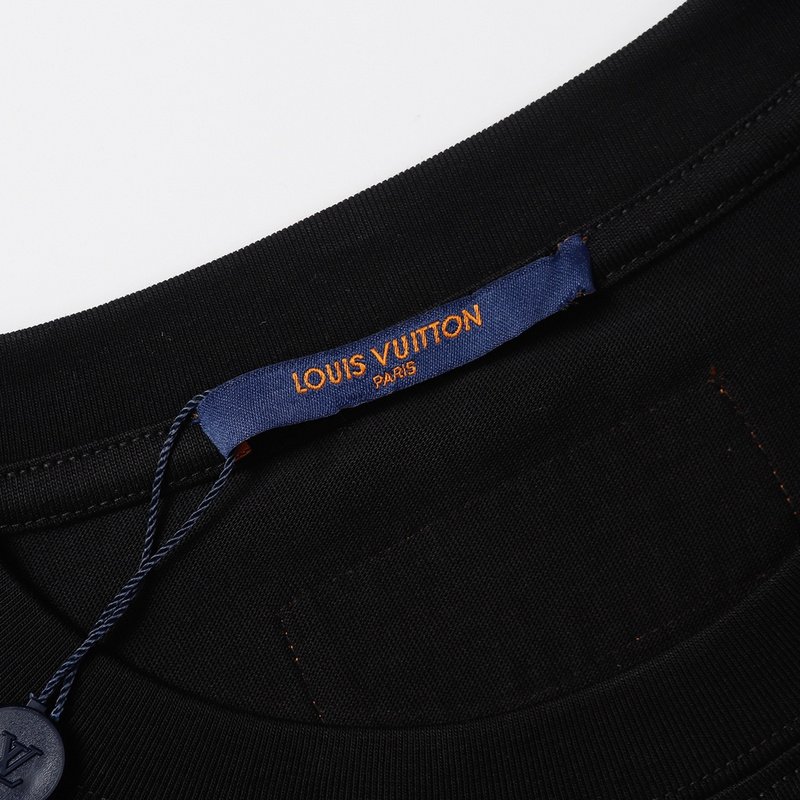 Футболка Louis Vuitton Brand Badge Print "Black" фото № 6