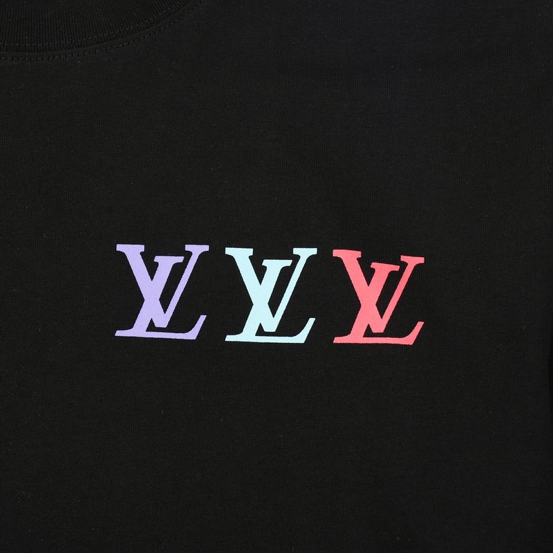 Футболка Louis Vuitton 3-Logo "Black" фото № 4
