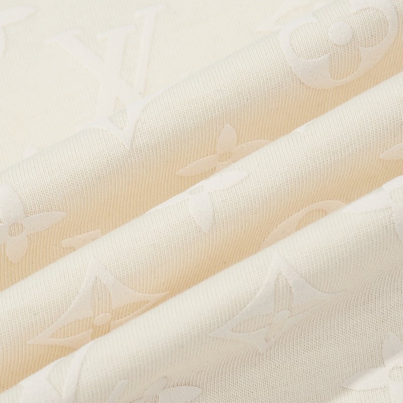 Футболка Louis Vuitton Print With Brand Logos "Cream" фото № 4
