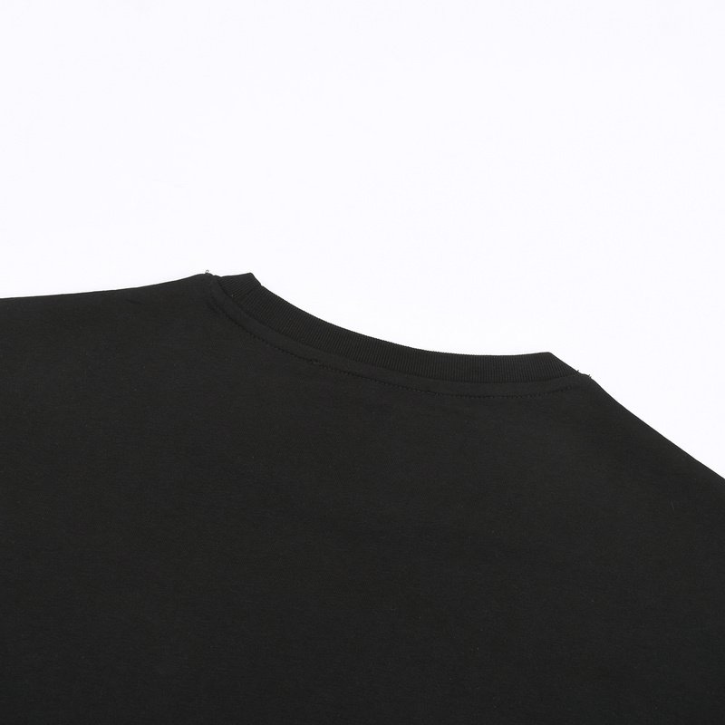 Футболка Louis Vuitton With Blue Big Brand Logo "Black" фото № 2