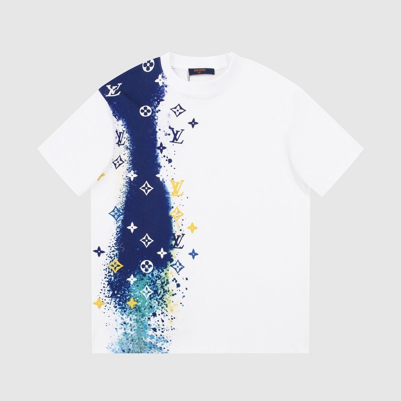 Футболка Louis Vuitton Rain Of Logos "White" фото № 2