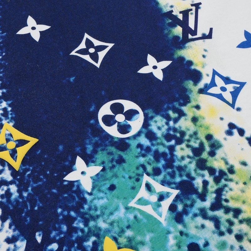 Футболка Louis Vuitton Rain Of Logos "White" фото № 8