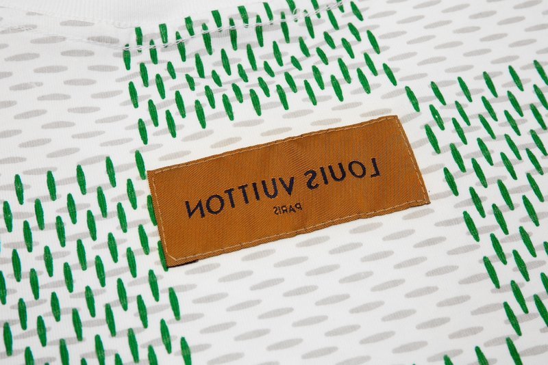 Футболка Louis Vuitton Chess Order "White/Green" фото № 5