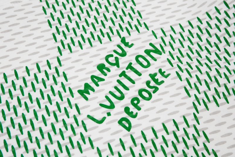 Футболка Louis Vuitton Chess Order "White/Green" фото № 6
