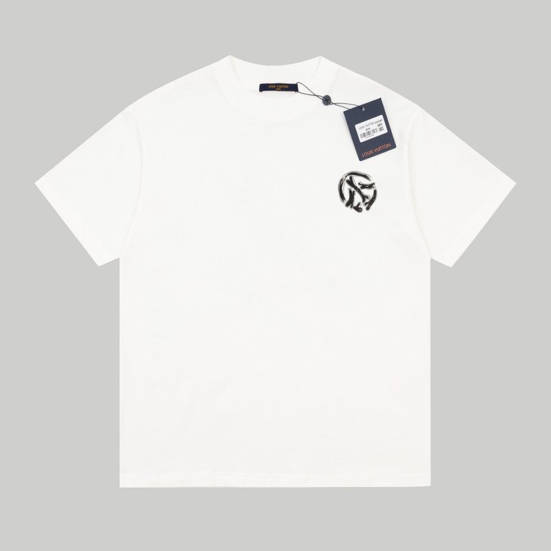 Футболка Louis Vuitton With Black Bones "White" фото № 7