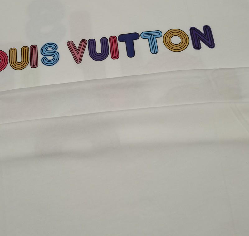 Футболка Louis Vuitton Creative Text Style "White" фото № 4