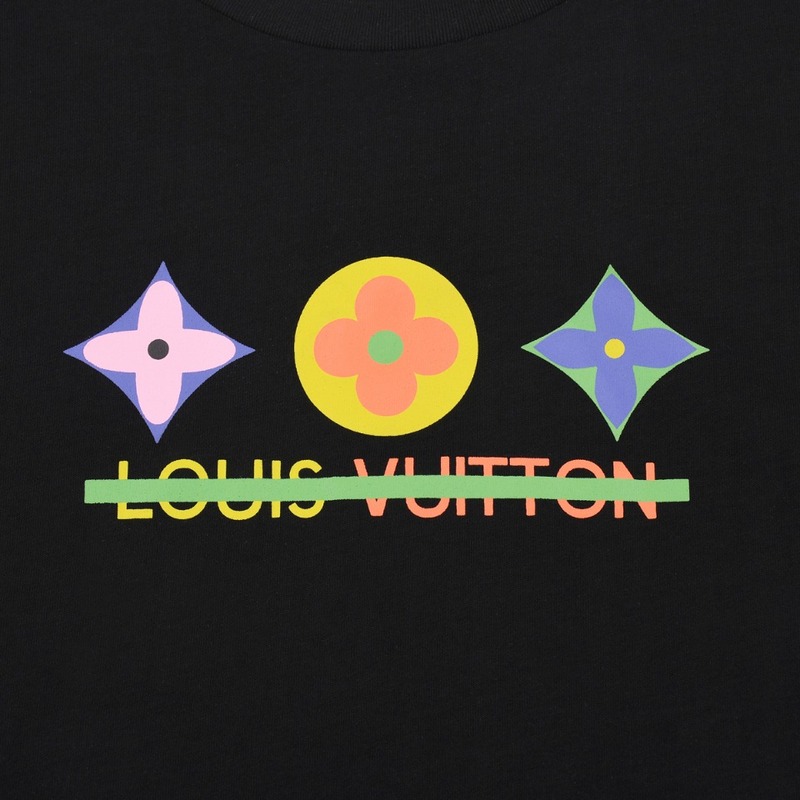 Футболка Louis Vuitton Crossed Out Brand "Black" фото № 2