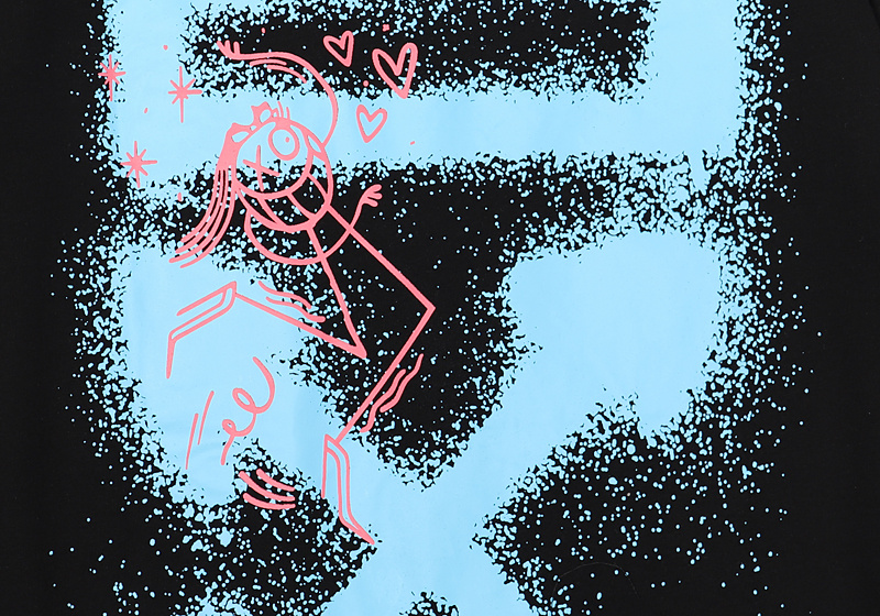 Футболка Main Label Graffiti "Black" фото № 5