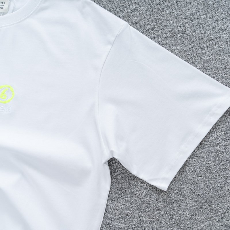 Футболка Maison Margiela With Bright Logo "White" фото № 4