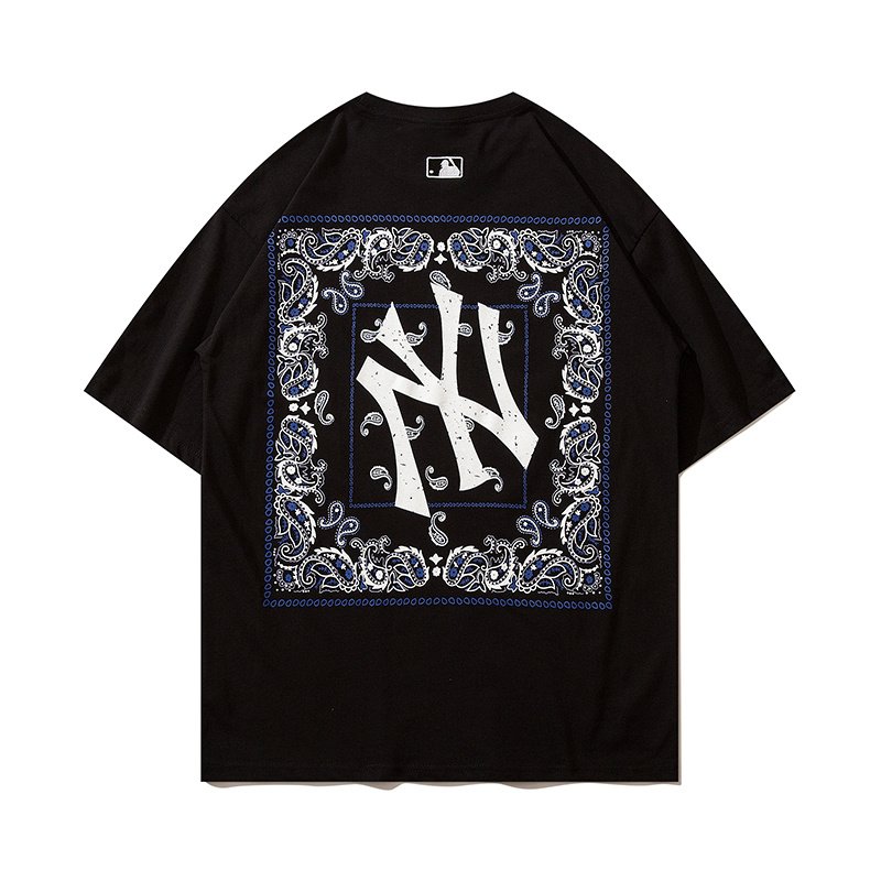 Футболка MLB With Patterns "Black" фото № 2