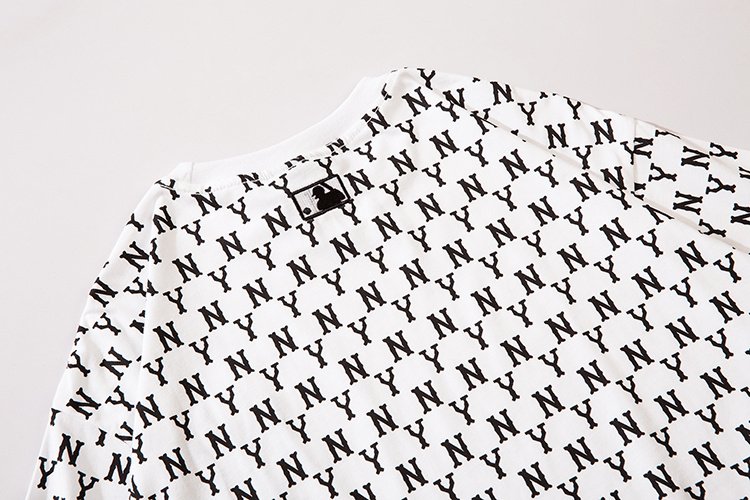 Футболка MLB With Monogram Print "White" фото № 6