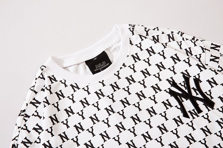 Футболка MLB With Monogram Print "White" фото № 7