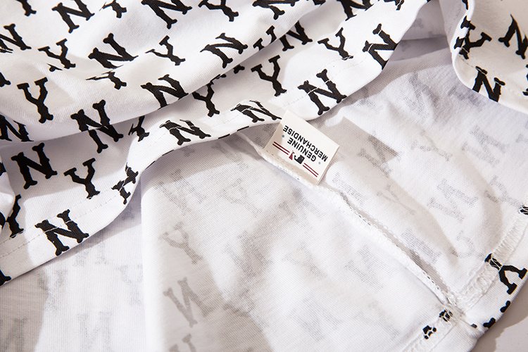 Футболка MLB With Monogram Print "White" фото № 3