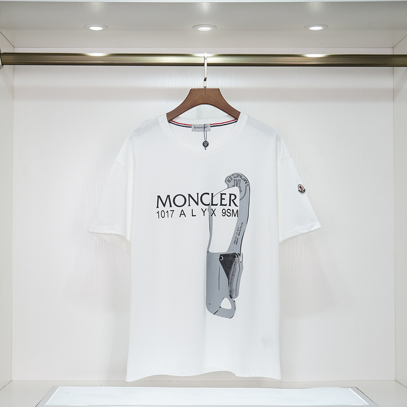 Футболка Moncler With Print "White" фото № 2