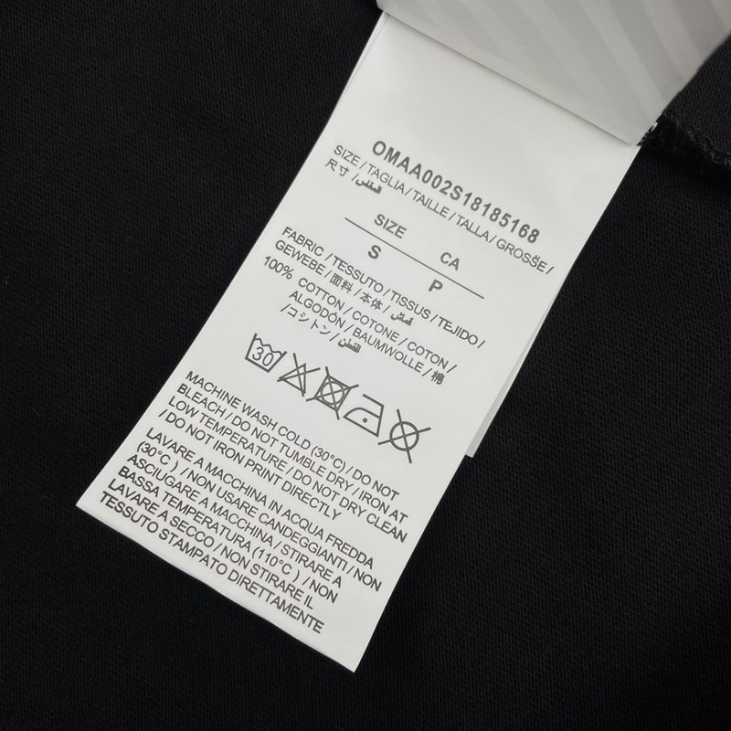 Футболка Off White Landscape In The Logo "Black" фото № 2