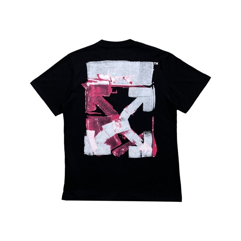 Футболка Off White Sloppy Print "Black" фото № 3