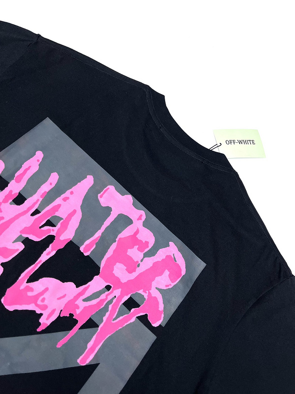 Футболка Off-White Water Delay Logo "Black" фото № 2