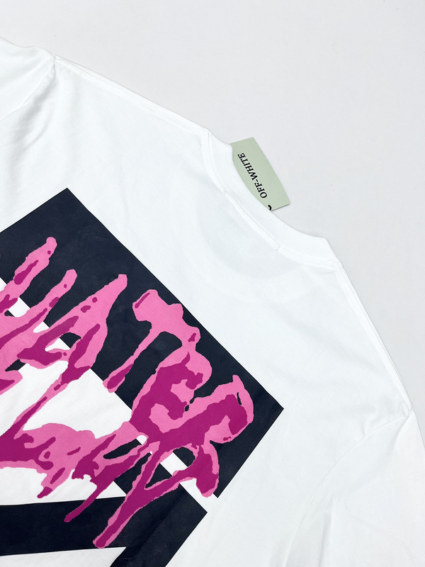 Футболка Off-White Water Delay Logo «White» фото № 2