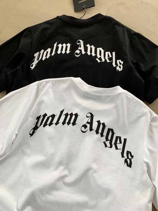 Футболка Palm Angels Broken Shark "Black" фото № 2