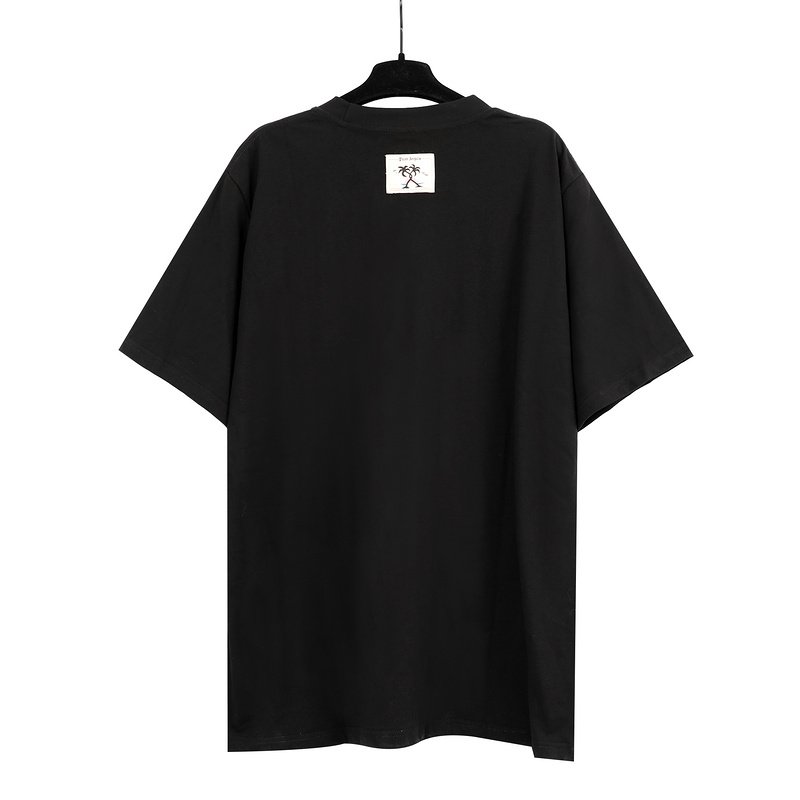 Футболка Palm Angels Tropical Sunset "Black" фото № 2