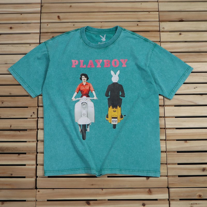 Футболка Playboy Chance Meeting "Turquoise" фото № 2