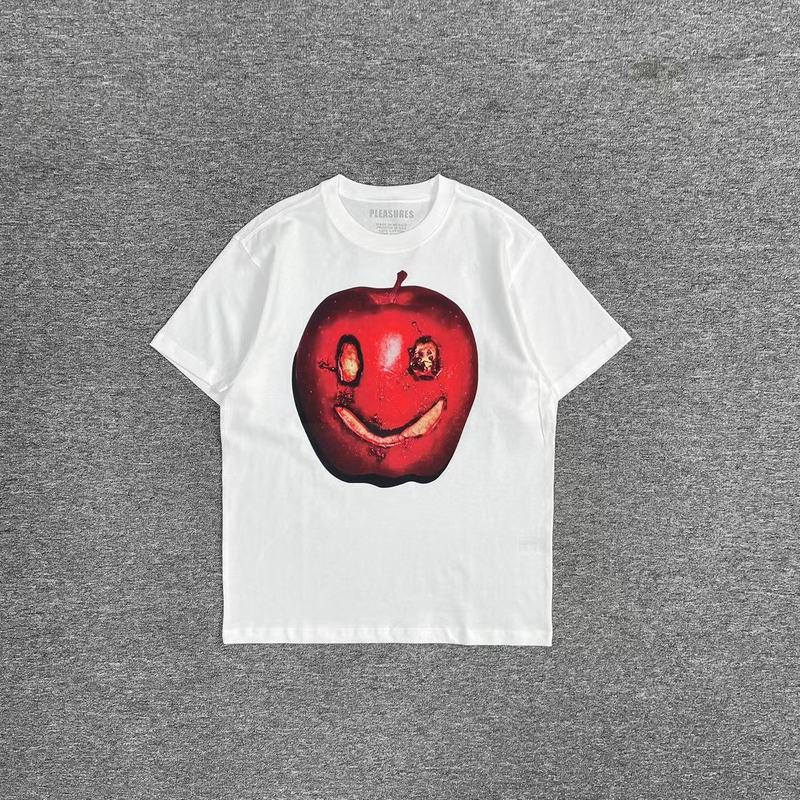 Футболка Pleasures Smiling Apple "White" фото № 4