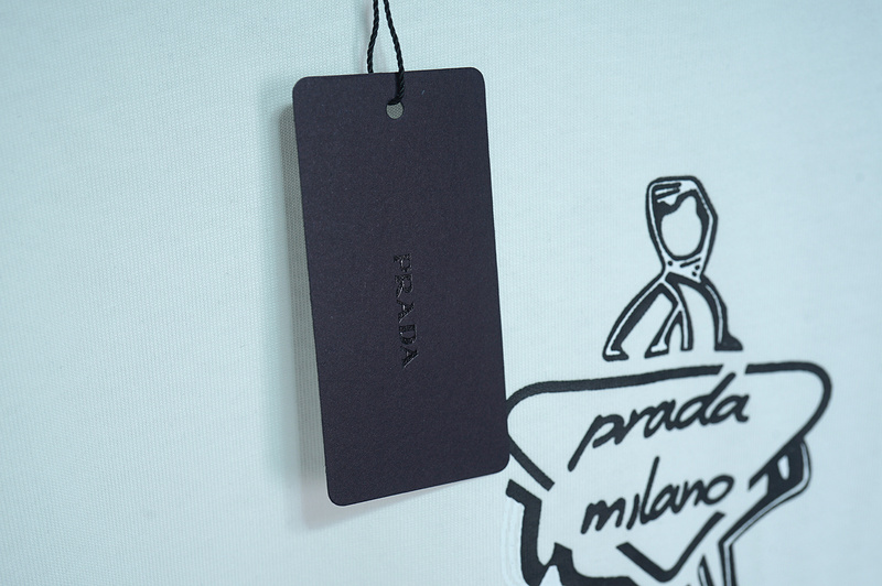 Футболка Prada Coming With Logo "White" фото № 4