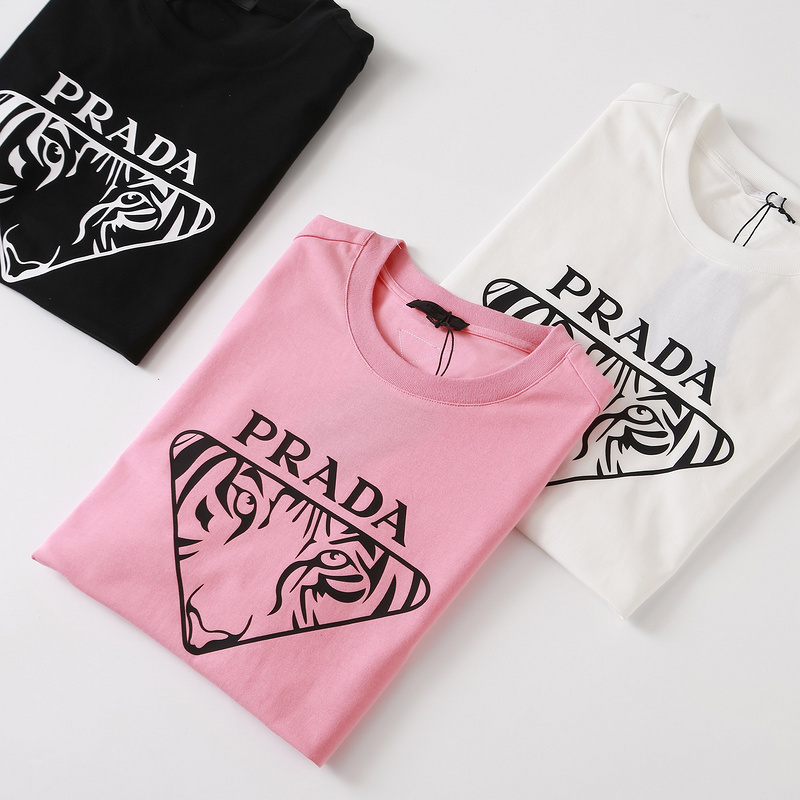 Футболка Prada Tiger Visibility "White" фото № 5