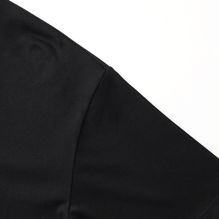 Футболка Prada With A Triangular Logo Made Of Rhinestones "Black" фото № 6