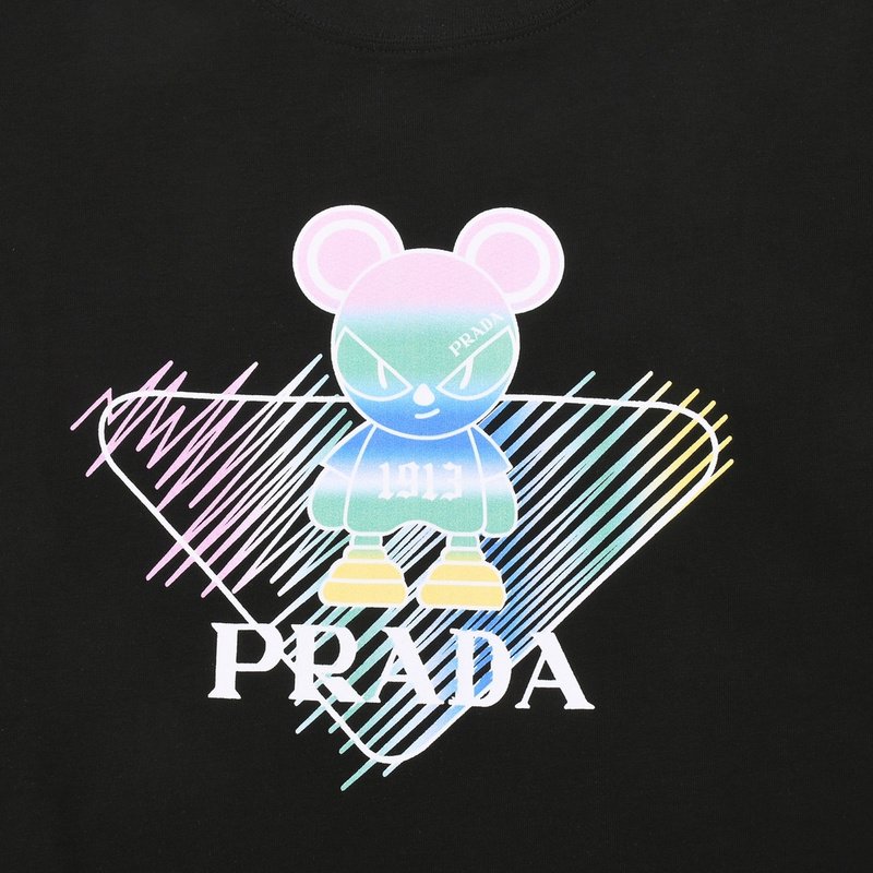 Футболка Prada Mouse 1913 "Black" фото № 5