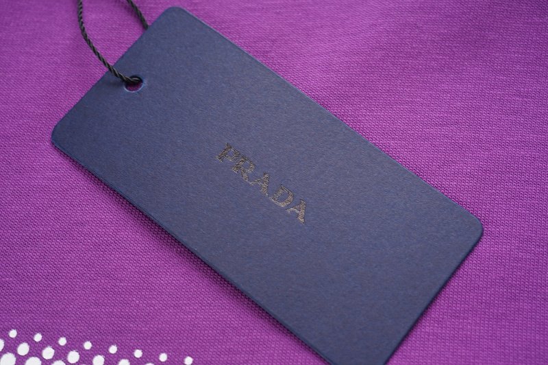 Футболка Prada Coat Of Arms Logo "Violet" фото № 3