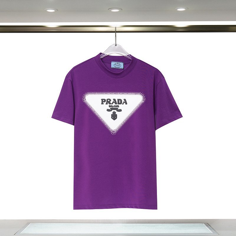 Футболка Prada Coat Of Arms Logo "Violet" фото № 6