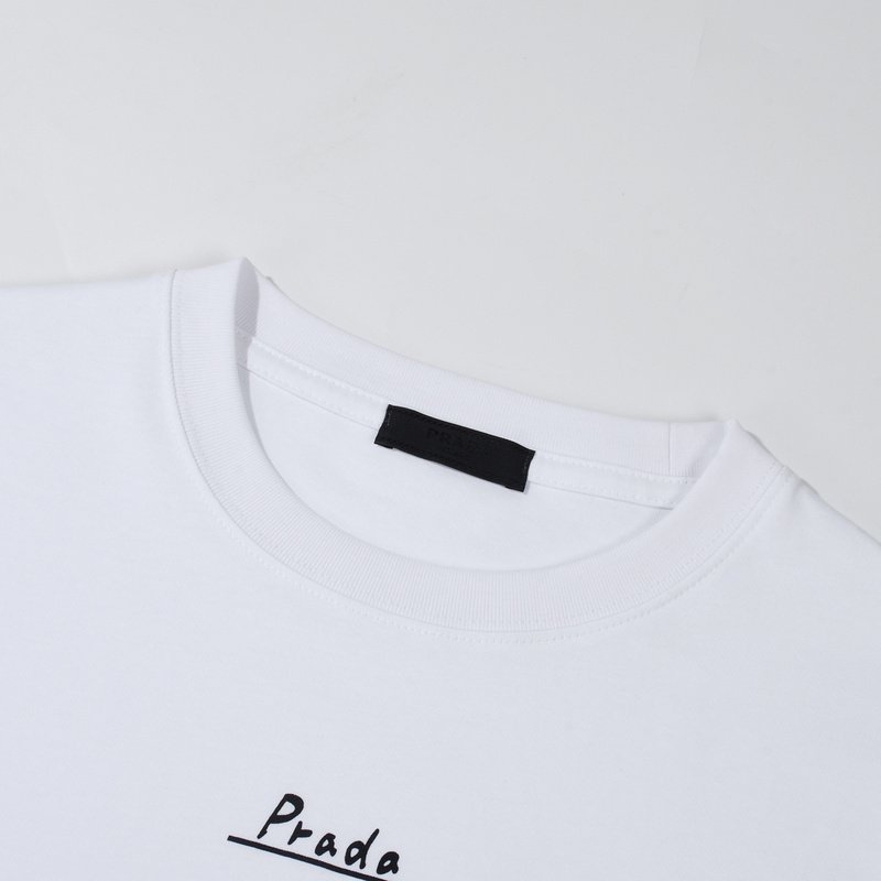 Футболка Prada Fashionista "White" фото № 7