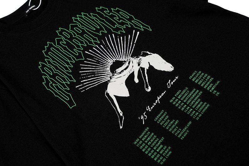 Футболка Raf Simons Illustration "Black" фото № 3