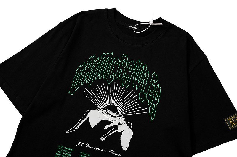 Футболка Raf Simons Illustration "Black" фото № 4