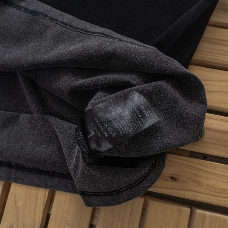 Футболка Represent Lettering All Over The Back "Black" фото № 7