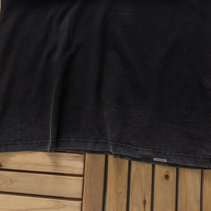 Футболка Represent Lettering All Over The Back "Black" фото № 5