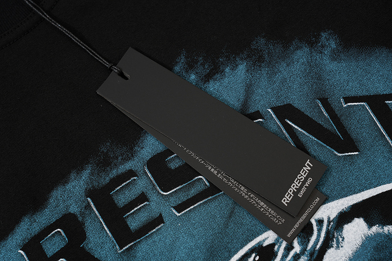 Футболка Represent Shark Image "Black" фото № 3