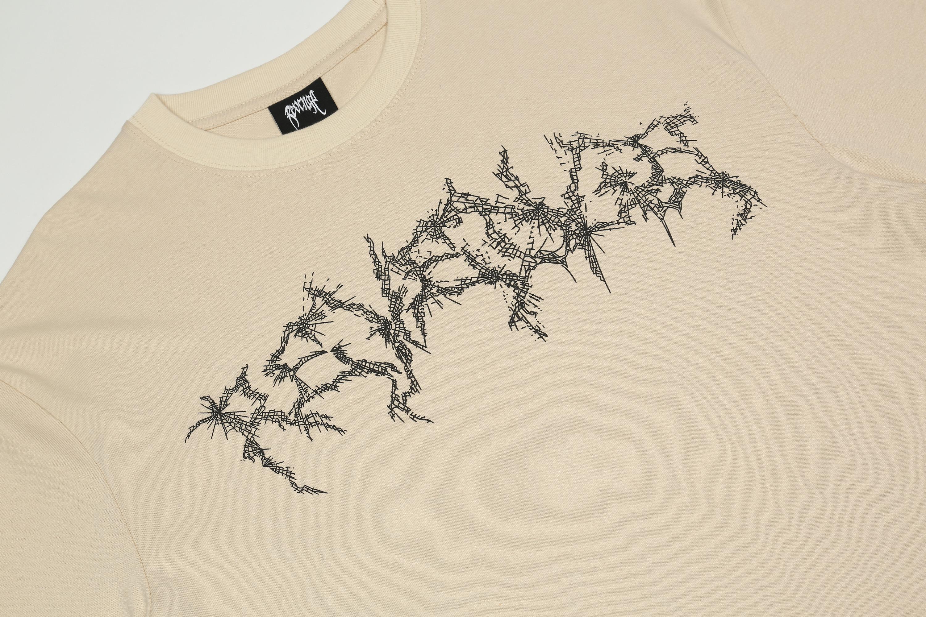 Футболка Revenge Web R-Skull "Sand" фото № 6