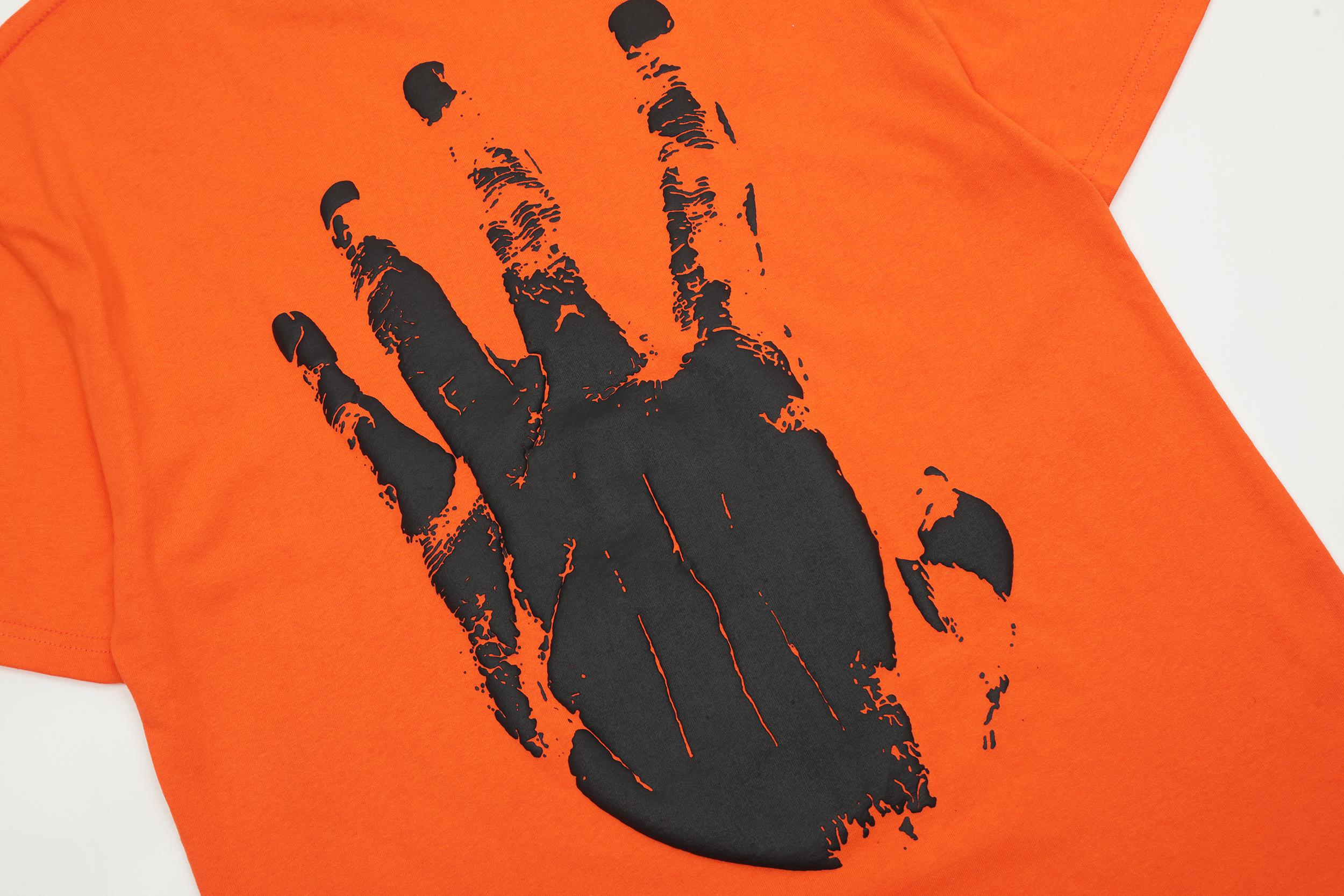 Футболка Revenge Handprint "Orange фото № 4