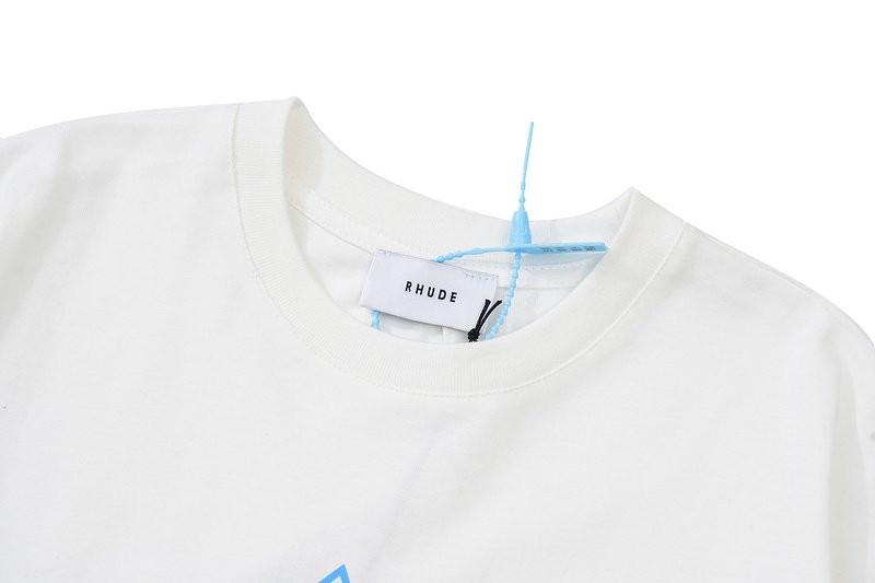Футболка Rhude Triangle "White" фото № 9