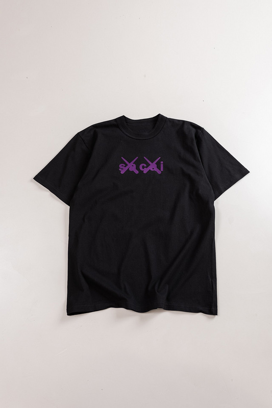 Футболка Sacai Central Logo XX "Black" фото № 4