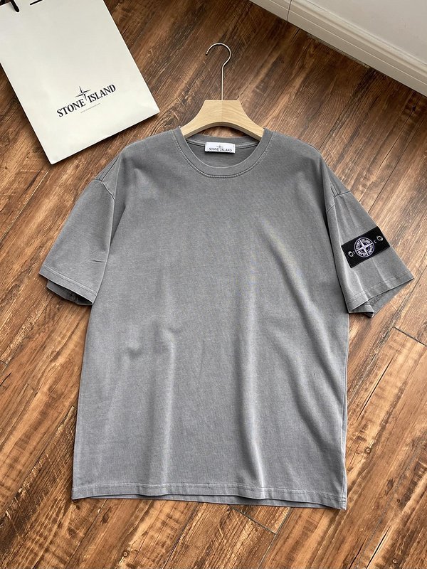 Футболка Stone Island Patch Four-Pointed Star "Gray" фото № 2