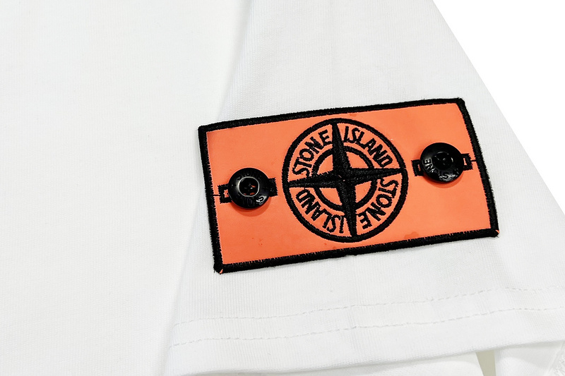 Футболка Stone Island Logo Tag "White" фото № 4
