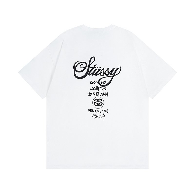Футболка Stussy Cities "White" фото № 2