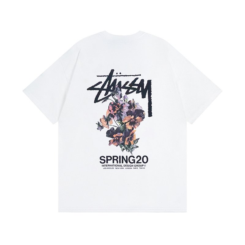 Футболка Stussy Spring "White" фото № 2