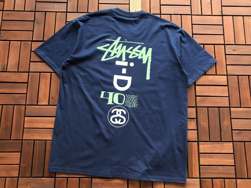 Футболка Stussy Winking Man "Blue" фото № 2
